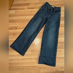 Worn 1x 24x32 Levi's 728 High Rise Wide Leg Jeans